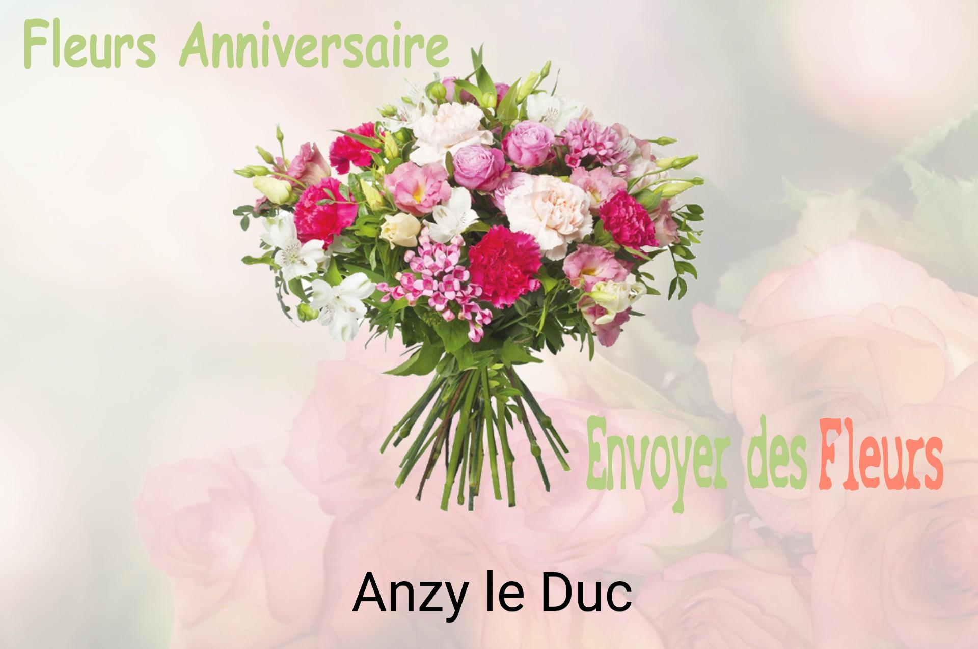 Bouquet de fleurs d’anniversaire livré à Anzy-le-Duc